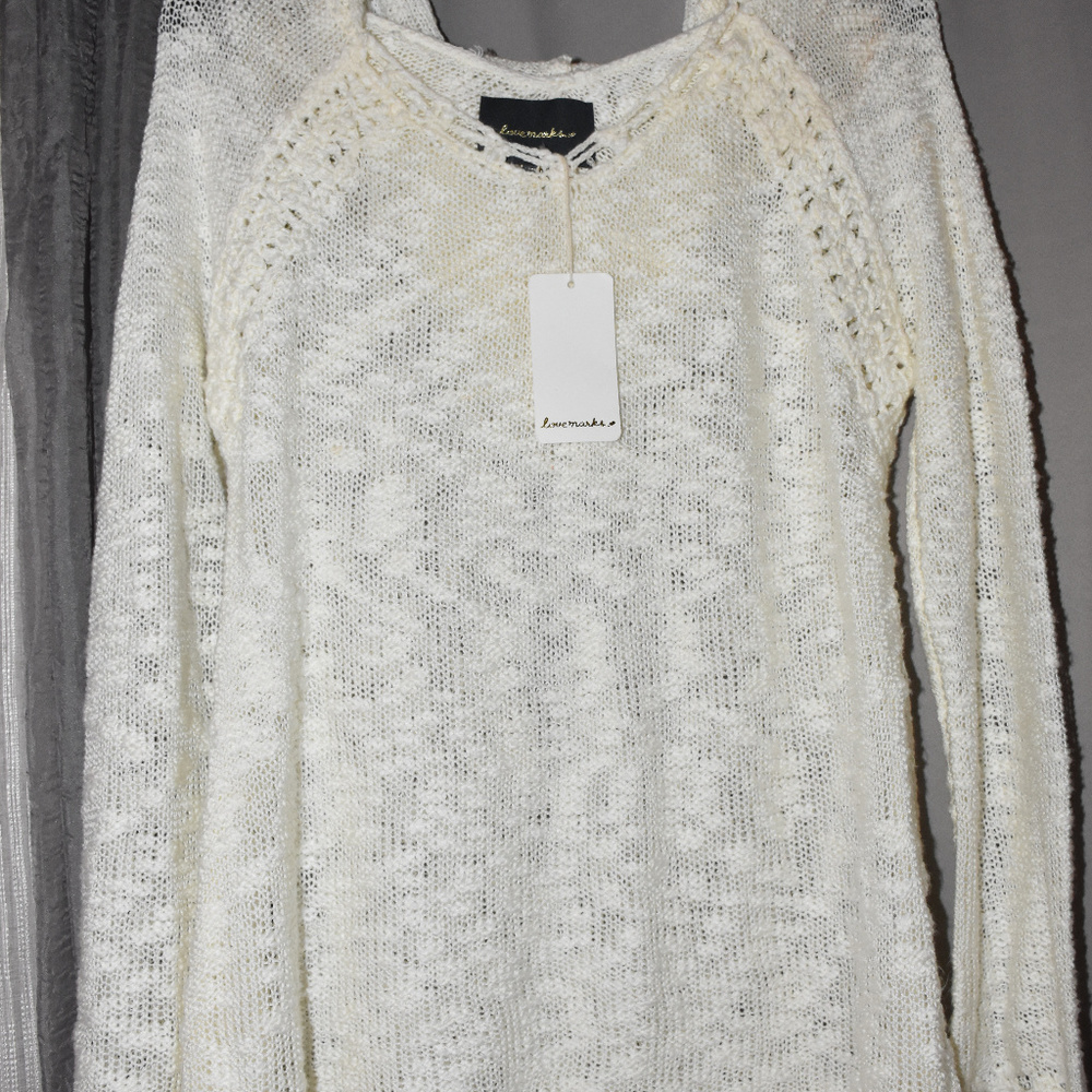 Love Mark Light sweater off white ★★